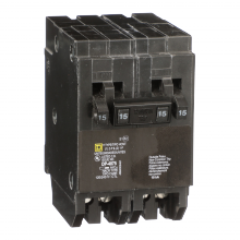 Schneider Electric HOMT1515220 - Tandem circuit breaker, Homeline, 2 x 1 pole at