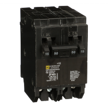 Schneider Electric HOMT1515250 - Tandem circuit breaker, Homeline, 2 x 1 pole at