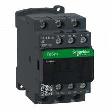Schneider Electric LC1D18JD - IEC contactor, TeSys Deca, nonreversing, 18A, 10