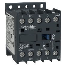 Schneider Electric LP4K09008EW3 - Contactor, TeSys K, 4P, 2 NO + 2 NC, AC-1, lt or