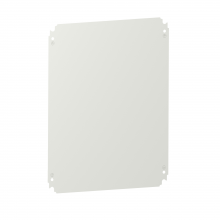 Schneider Electric NSYMM54WH - Mounting plate - enclosure H500xW400mm - polyest