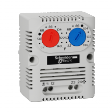 Schneider Electric NSYCCOTHDF - ClimaSys CC - double thermostat 250V - range of