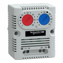 Schneider Electric NSYCCOTHD - ClimaSys CC - double thermostat 250V - range of