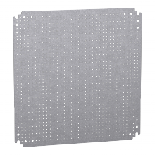 Schneider Electric NSYMF55 - Microperforated mounting plate H500xW500 w/holes