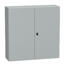 Schneider Electric NSYS3D101030DP - Wall mounted steel enclosure, Spacial S3D, doubl