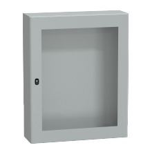 Schneider Electric NSYS3D10825T - Wall mounted steel enclosure, Spacial S3D, trans