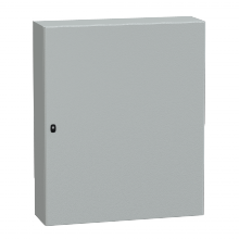 Schneider Electric NSYS3D121030 - Wall mounted steel enclosure, Spacial S3D, plain