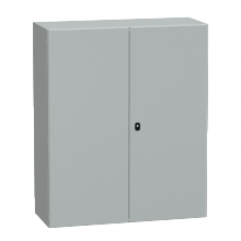 Schneider Electric NSYS3D121040DP - Wall mounted steel enclosure, Spacial S3D, doubl