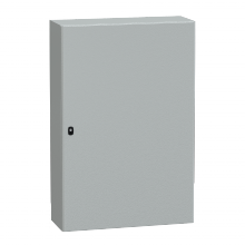 Schneider Electric NSYS3D12830P - Wall mounted steel enclosure, Spacial S3D, plain