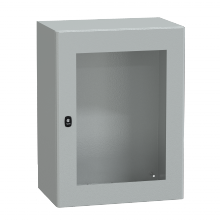 Schneider Electric NSYS3D8640T - Wall mounted steel enclosure, Spacial S3D, trans