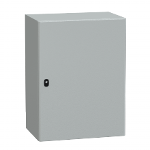 Schneider Electric NSYS3D8640 - Wall mounted steel enclosure, Spacial S3D, plain