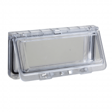 Schneider Electric NSYVA278MA - Plastic window with hinged transparent cover, L7
