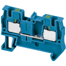 Schneider Electric NSYTRP42BL - Terminal block, Linergy TR, push-in type, feed t