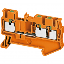 Schneider Electric NSYTRP23AR - Terminal block, Linergy TR, push-in type, feed t