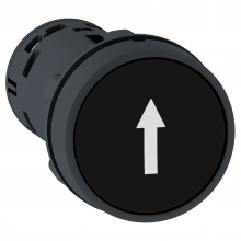 Schneider Electric XB7NA21341 - Push button, Harmony XB7, round black flush, 22m