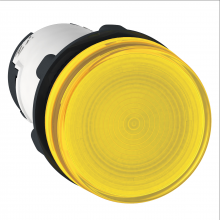 Schneider Electric XB7EV75P - Pilot light, Harmony XB7, round yellow, 22mm, bu