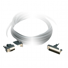 Schneider Electric XBTZ918 - Uni-Telway connecting cable - L = 2.5m - 2 male