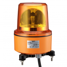 Schneider Electric XVR13B05L - Rotating beacon, Harmony XVR, 130mm, orange, wit