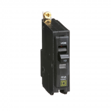 Schneider Electric QOB110 - Mini circuit breaker, QO, 10A, 1 pole, 120/240VA