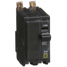 Schneider Electric QOB210 - Mini circuit breaker, QO, 10A, 2 pole, 120/240VA