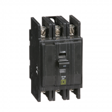 Schneider Electric QOU340 - Mini circuit breaker, QOU, 40A, 3 pole, 240VAC,