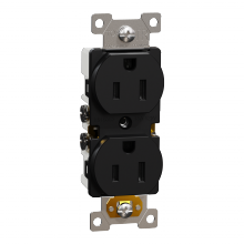 Schneider Electric SQR42101BK - Socket-outlet, X Series, 15A, standard, duplex,