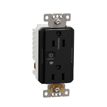 Schneider Electric SQR441U1BKW - Socket-outlet, X Series, 15A, decorator, tamper