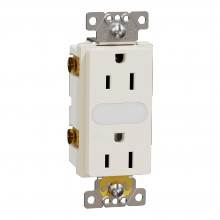 Schneider Electric SQR57101LA - Socket-outlet, X Series, 15A, decorator, tamper