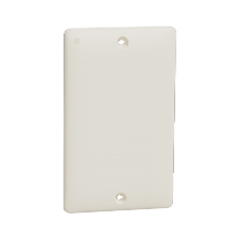 Schneider Electric SQWS140001LA - Blank plate, X Series, 1 gang, light almond, mat