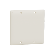 Schneider Electric SQWS140002LA - Blank plate, X Series, 2 gang, light almond, mat