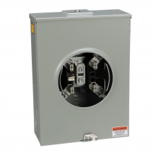 Schneider Electric UGHTRS213C - Individual meter socket, ringless socket, horn b