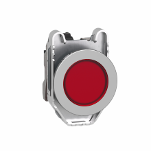 Schneider Electric XB4FVM4 - Pilot light, Harmony XB4,metal, red flush mounte