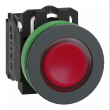Schneider Electric XB5FW34G5 - Illuminated push button, Harmony XB5, antimicrob