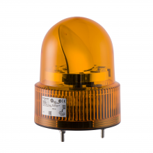 Schneider Electric XVR12B05S - Rotating beacon, Harmony XVR, 120mm, orange, wit