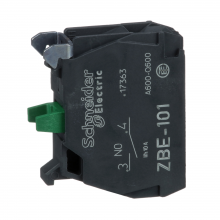 Schneider Electric ZBE101 - Harmony, 22mm Push Button, add on contact block,