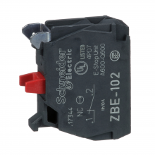 Schneider Electric ZBE102 - Harmony, 22mm Push Button, add on contact block,