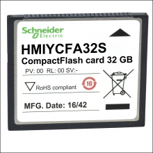 Schneider Electric HMIYCFA32S - Memory cartridge, Harmony iPC, Spare CFast 32 GB