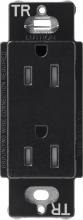Lutron Electronics SCRS-15-TR-MN - SC 15A TAMPER RESIST RECP MIDNIGHT