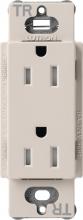 Lutron Electronics SCRS-15-TR-TP - SC 15A TAMPER RESIST RECP TAUPE
