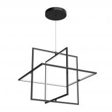 Kuzco Lighting Inc PD16328-BK - Mondrian 28-in Black LED Pendant