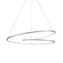 Kuzco Lighting Inc PD11132-AS - Twist 32-in Antique Silver LED Pendant