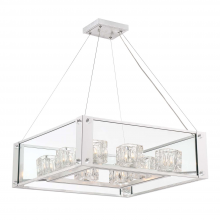 ZEEV Lighting CD10152-8-SL - 8-Light 25&#34; Linear Crystal Chandelier