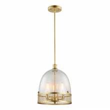 ZEEV Lighting P30035-3-MGD - Theia 11&#34; 3-Light, Boutique Glass Dome Pendant in Matte Gold