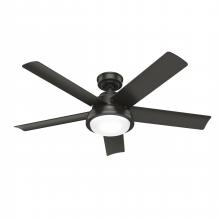 Hunter 52417 - Hunter 52 inch Seawall Noble Bronze WeatherMax Indoor / Outdoor Ceiling Fan with LED Light Kit and W