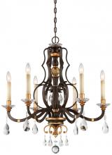 Minka Metropolitan N6456-652 - Chateau Nobles - 6 Light Chandelier