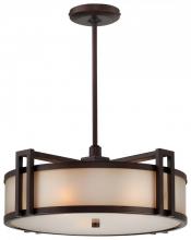 Minka Metropolitan N6966-1-267B - 3 LIGHT DRUM PENDANT