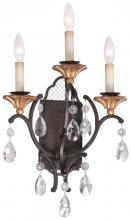 Minka Metropolitan N7103-258B - Cortona - 3 Light Wall Sconce