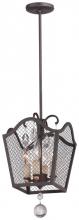 Minka Metropolitan N7104-258B - 4 LIGHT PENDANT (CONVERTIBLE TO SEMI FLUSH)