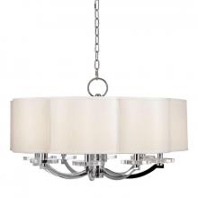 Hudson Valley 1432-PN - 8 LIGHT CHANDELIER