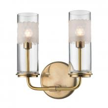 Hudson Valley 3902-AGB - 2 LIGHT WALL SCONCE